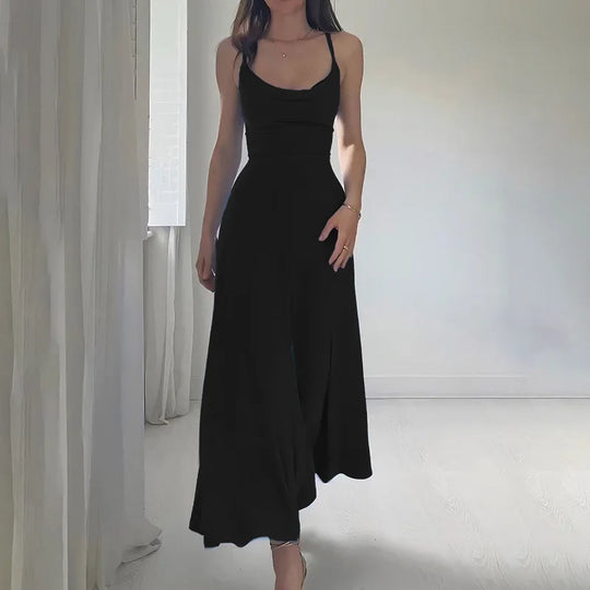 Heidi-Mode | Elegant, Drapierte Lange Kleid
