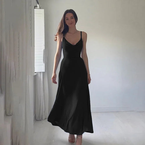 Heidi-Mode | Elegant, Drapierte Lange Kleid