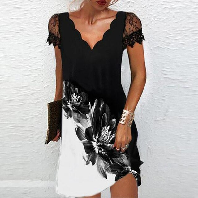 Elegantes Kleid mit exquisiten Details
