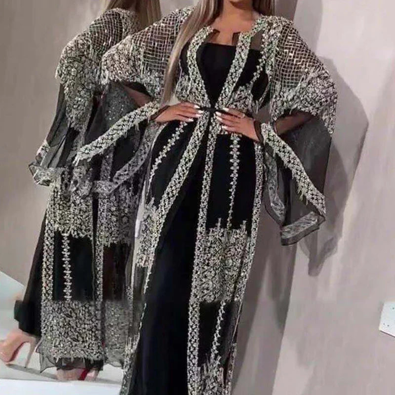 Elegante Glitter Avondjurk