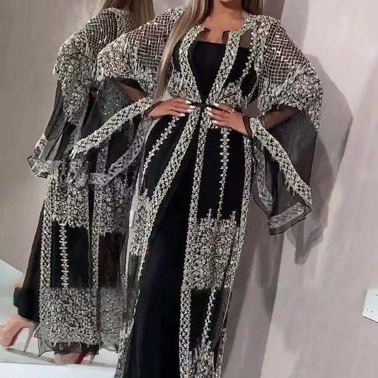 Elegante Glitter Avondjurk