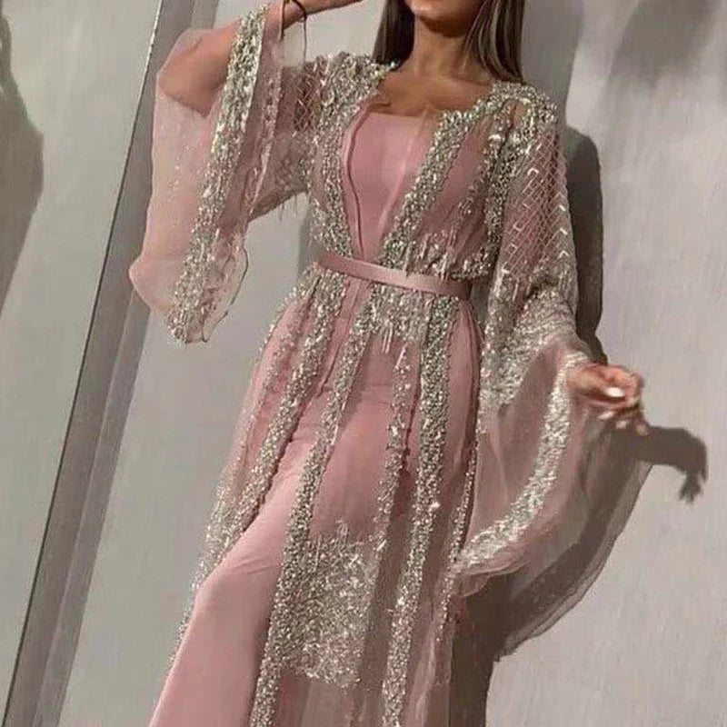 Elegante Glitter Avondjurk