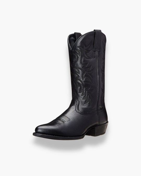 Heidi-Mode | Cowboy Boots Damen - Schwarze Western Boots