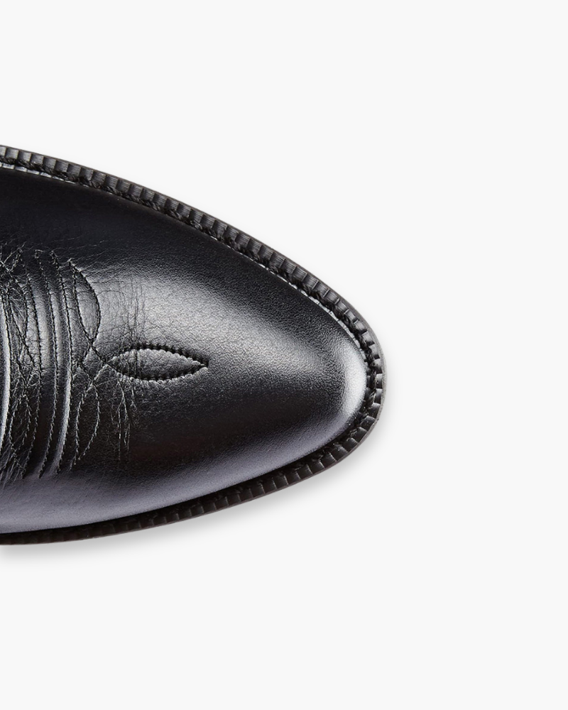 Heidi-Mode | Cowboy Boots Damen - Schwarze Western Boots