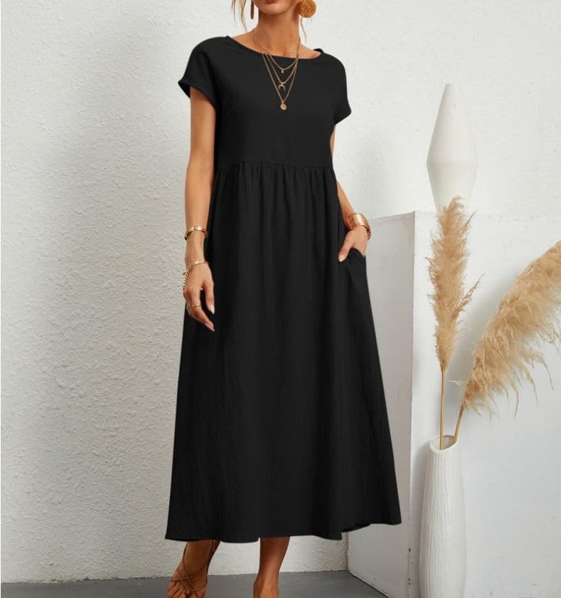 Heidi-Mode | Elegantes Sommerkleid mit Lockere Passform