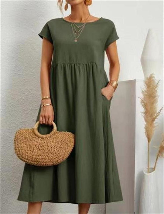 Heidi-Mode | Elegantes Sommerkleid mit Lockere Passform