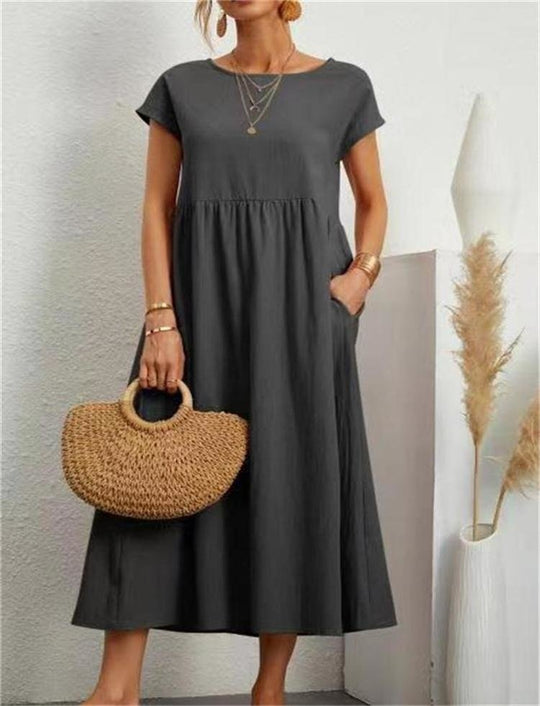 Heidi-Mode | Elegantes Sommerkleid mit Lockere Passform