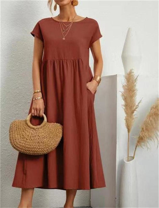 Heidi-Mode | Elegantes Sommerkleid mit Lockere Passform
