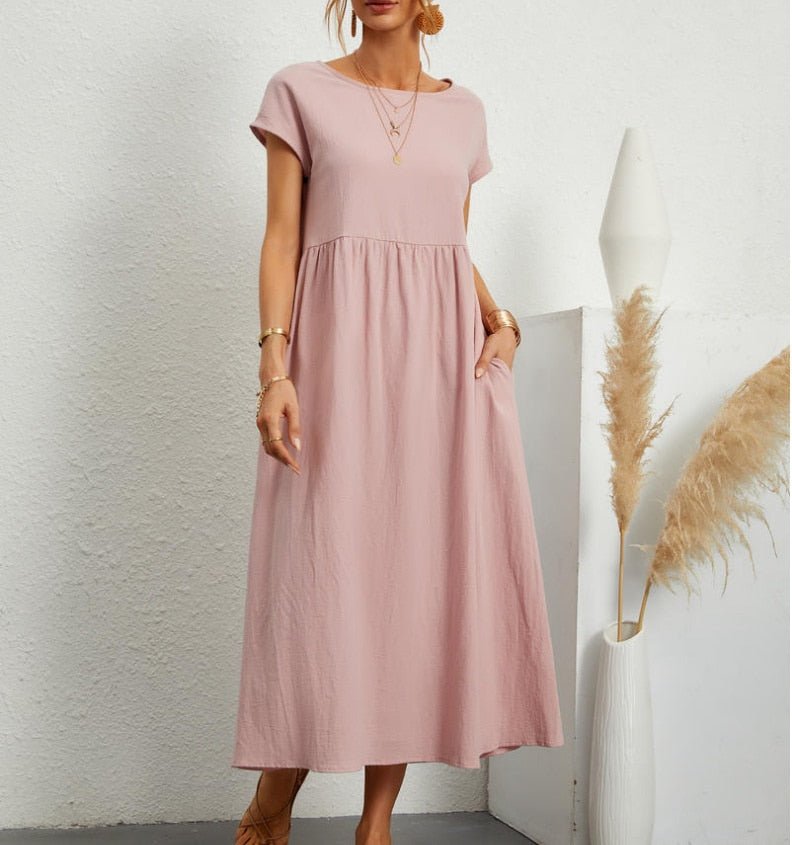 Heidi-Mode | Elegantes Sommerkleid mit Lockere Passform