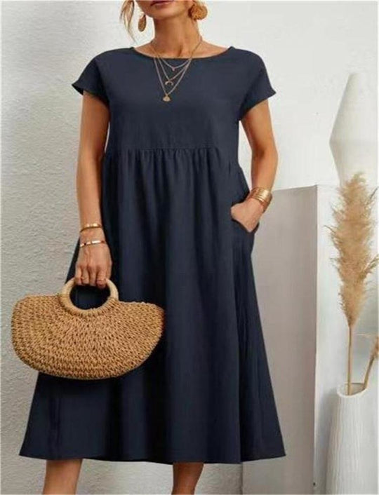 Heidi-Mode | Elegantes Sommerkleid mit Lockere Passform