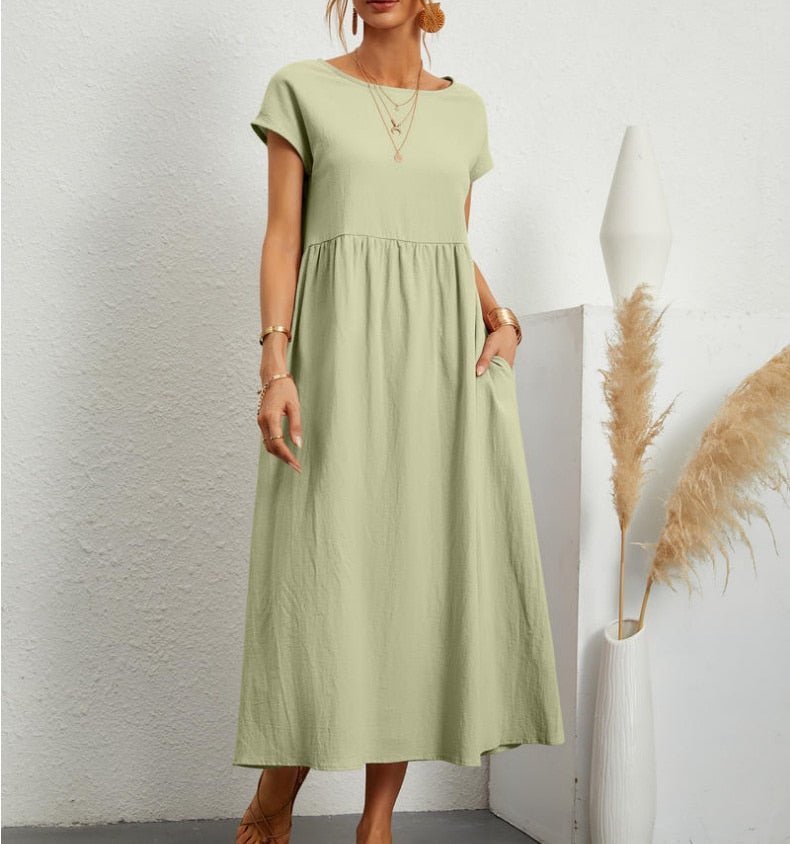 Heidi-Mode | Elegantes Sommerkleid mit Lockere Passform