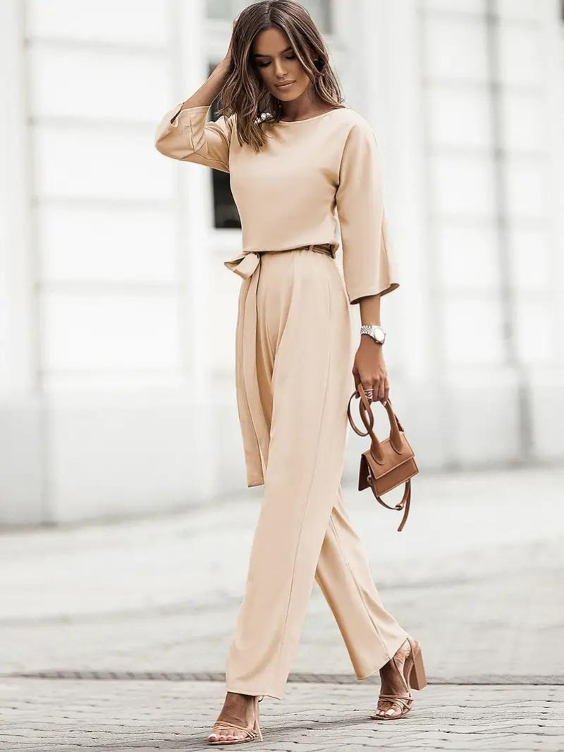 Heidi-Mode | Stylischer Jumpsuit mit Gürtel