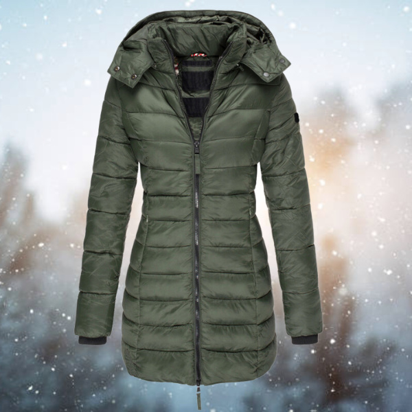 Elegante Wasserdichte Winterjacke Für Damen