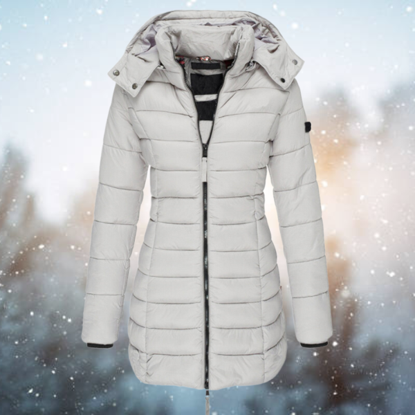 Elegante Wasserdichte Winterjacke Für Damen