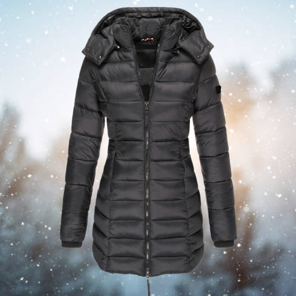 Elegante Wasserdichte Winterjacke Für Damen