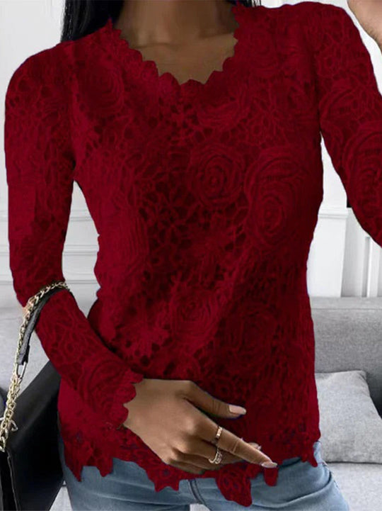 Heidi-Mode | Elegantes Shirt mit Langen Ärmeln für Damen