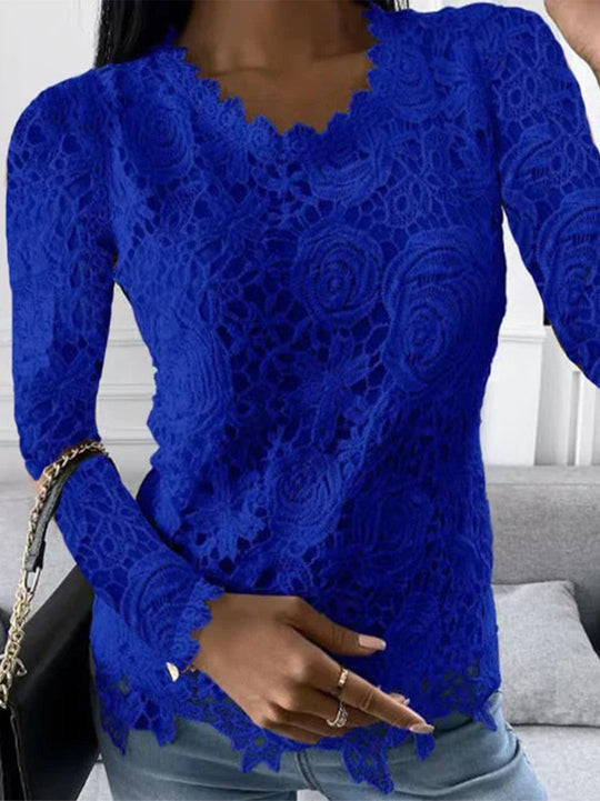 Heidi-Mode | Elegantes Shirt mit Langen Ärmeln für Damen