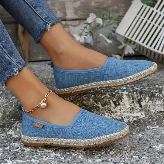 Heidi-Mode | Espadrilles, Flache, Leichte Schuhe aus Segeltuch