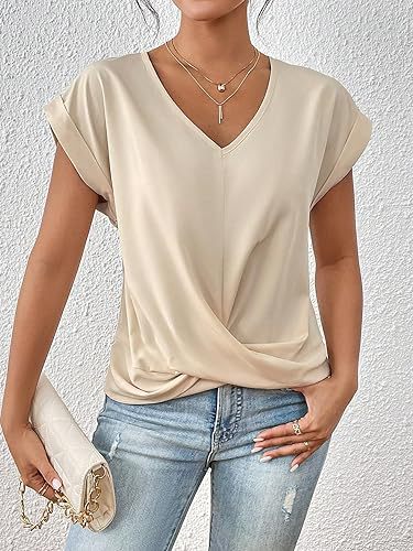 Heidi-Mode | Kurze Ärmel Elegantes Oberteil
