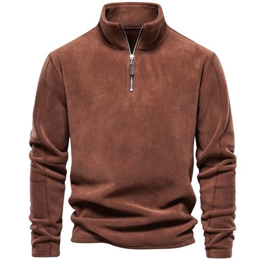 Fleece Velours Sweatshirt