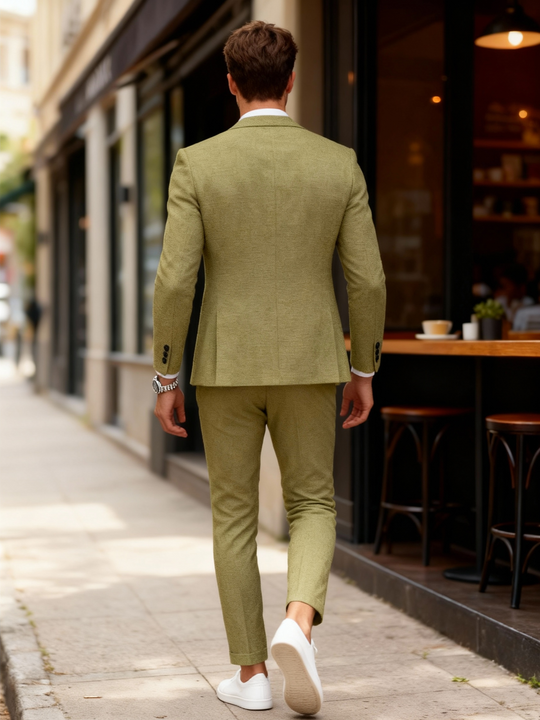 Heidi-Mode | Stilvolles Leinen Herrenanzug