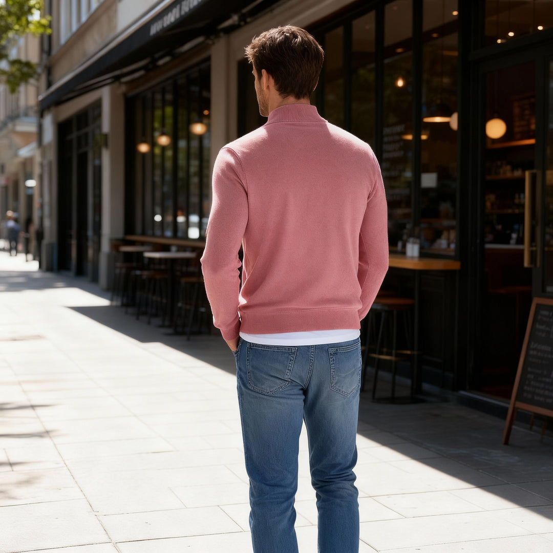 Premium Feinstrick Herrenpullover