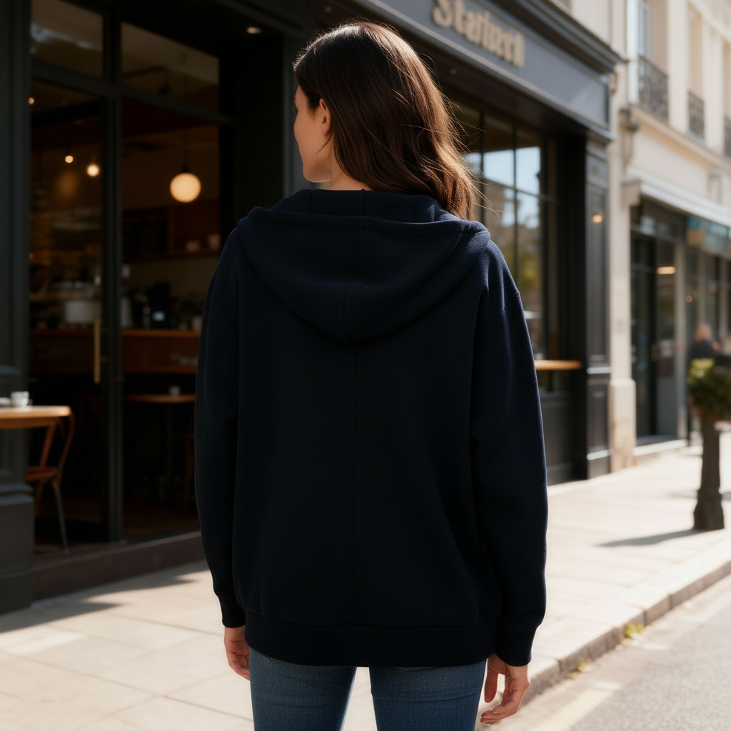 Heidi-Mode | Moderne Damenjacke mit Kapuze für Stil und Komfort