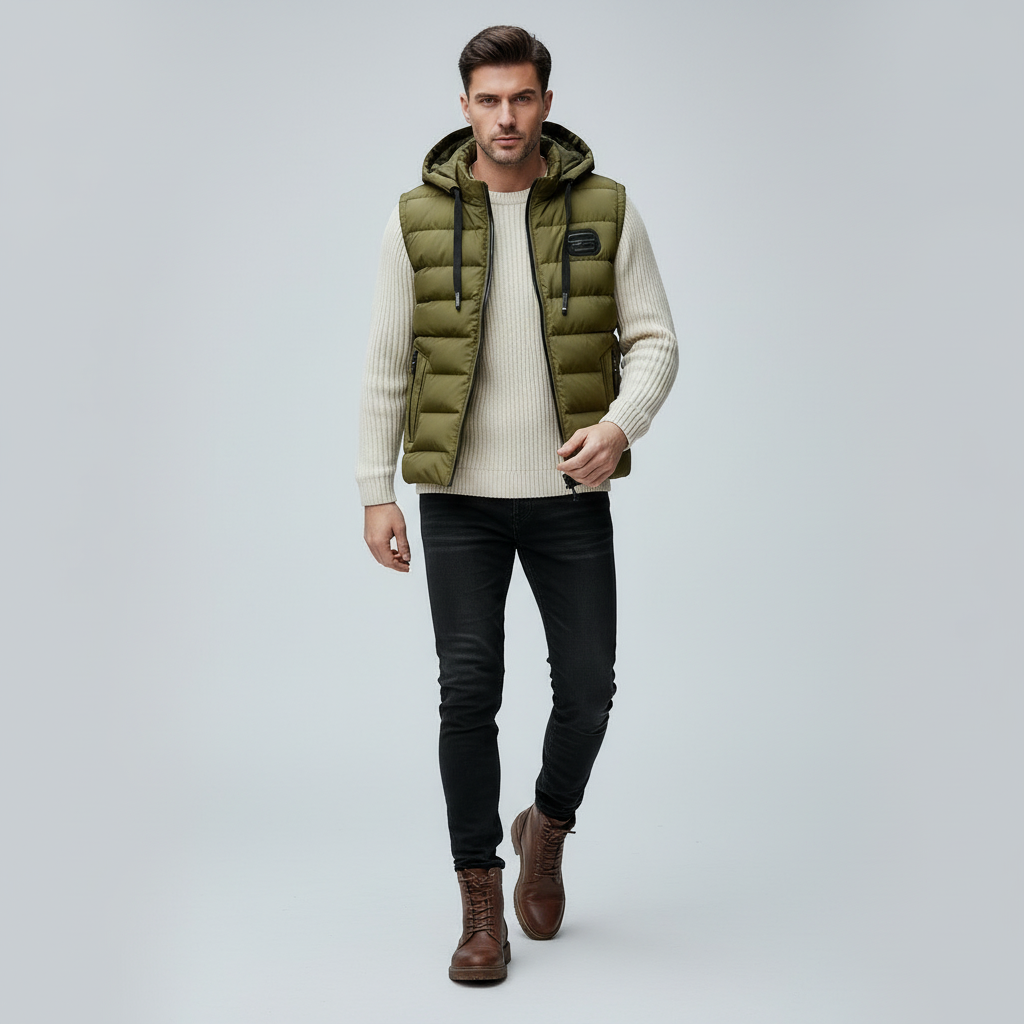 Gesteppte Herbst Winterweste