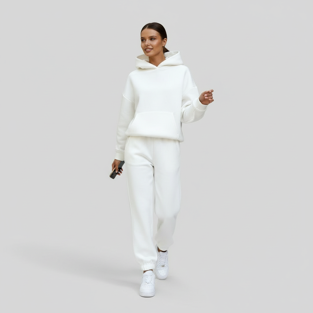 Weiches Warmes Freizeit Jogging Set