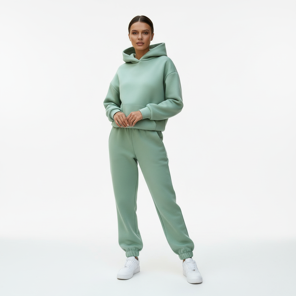 Weiches Warmes Freizeit Jogging Set