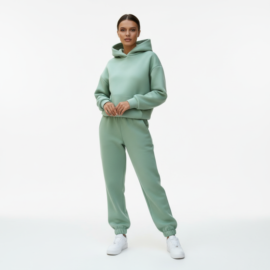 Weiches Warmes Freizeit Jogging Set