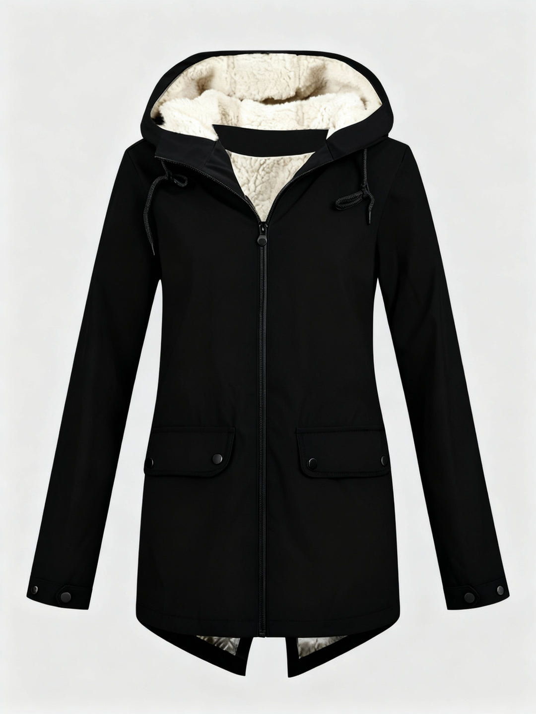 Heidi-Mode | Fleece-Gefütterte Wasserdichte Jacke