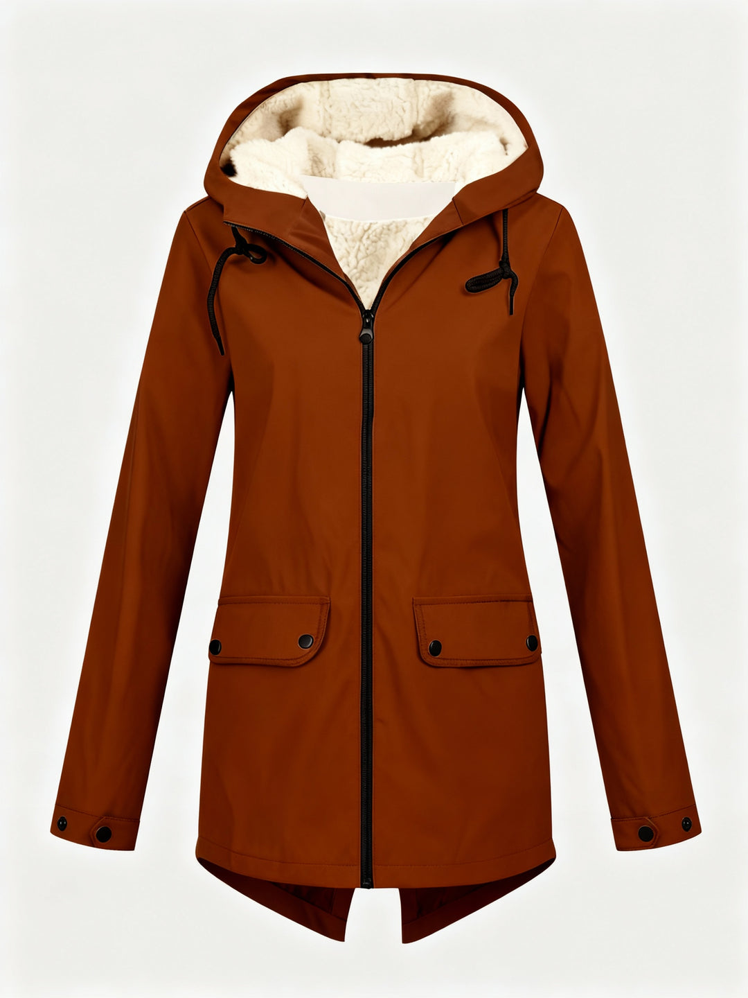 Heidi-Mode | Fleece-Gefütterte Wasserdichte Jacke