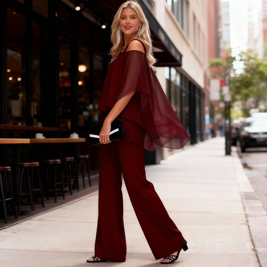 Luxus-Chiffon-Set für elegante Abende