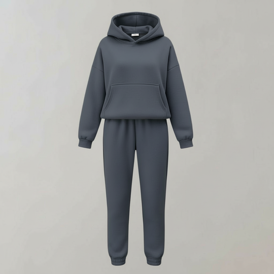 Retro Trainingsanzug Damen Baumwolle | Heidi-Mode