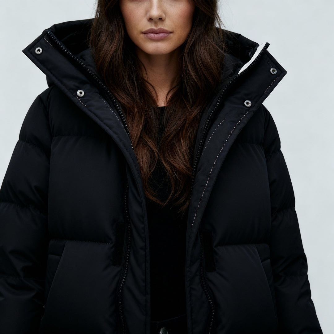 Winddichte Lange Winterjacke Damen | Heidi-Mode