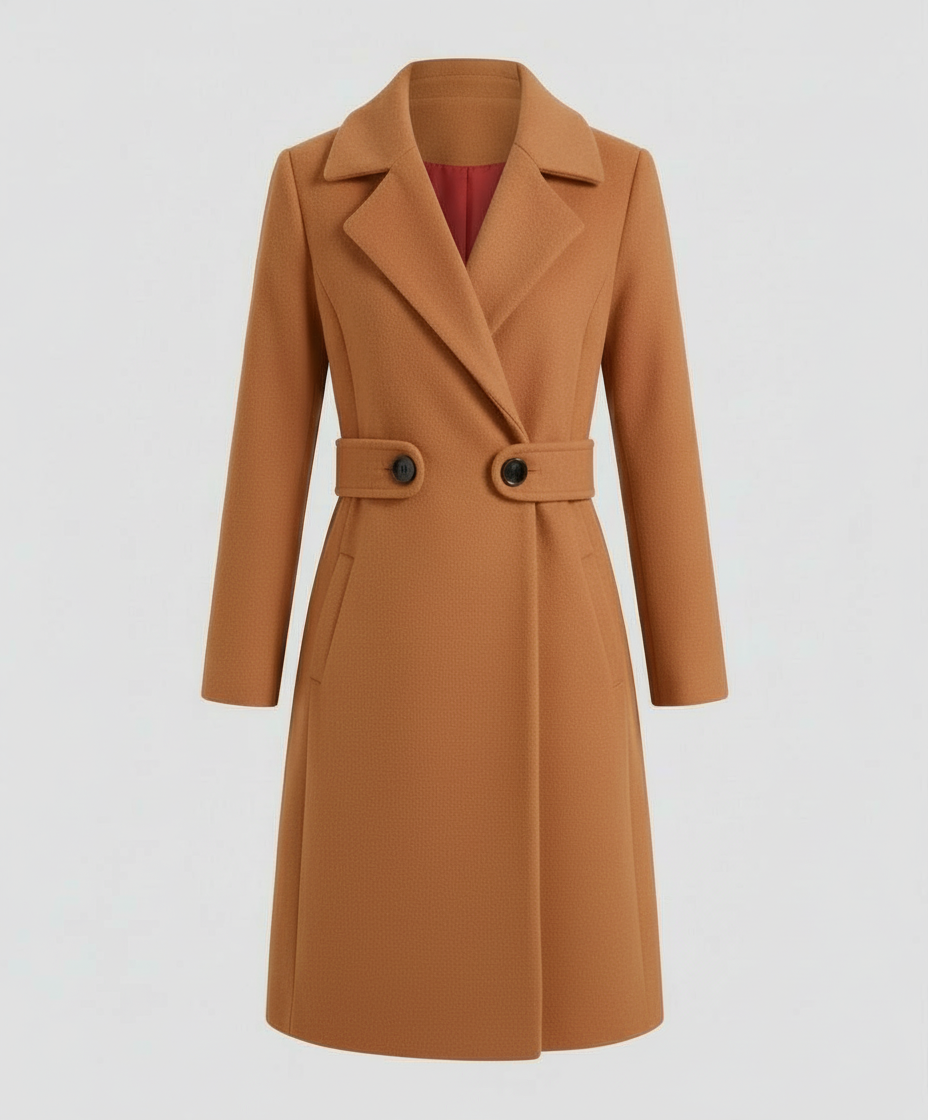 Slim Wollmantel Damen Winter | Heidi-Mode