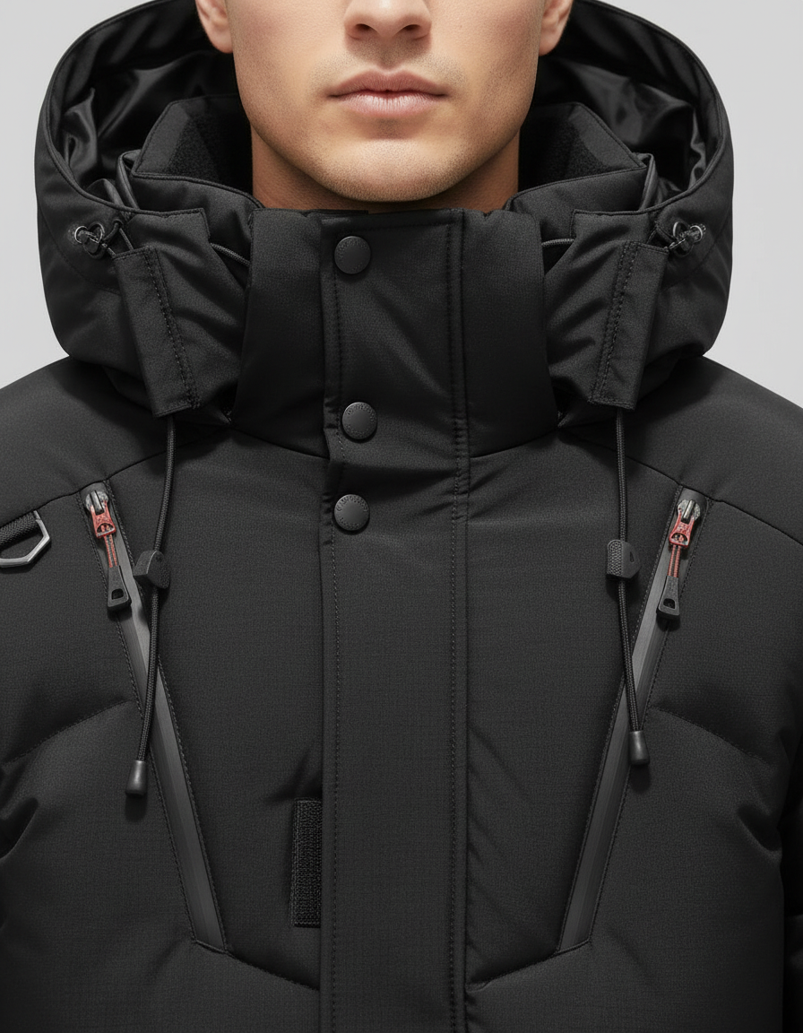 Elegante Premium Daunenjacke Herren | Heidi-Mode