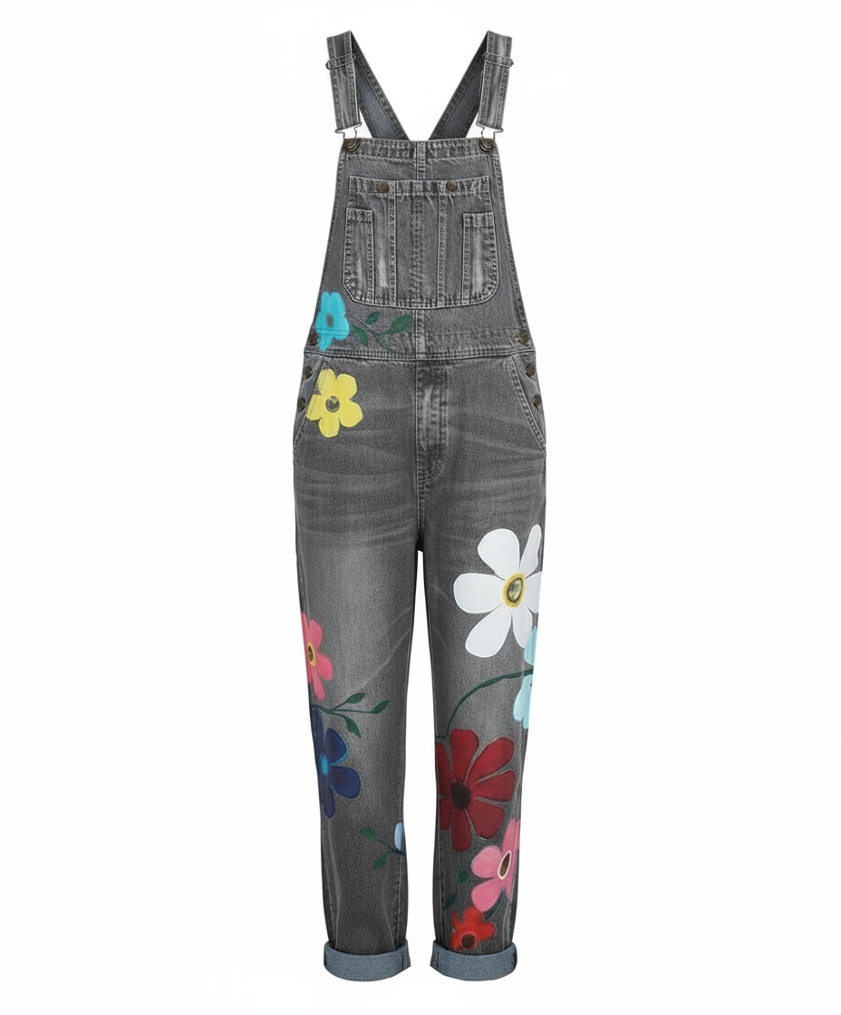 Ärmelloser Denim-Overall Damen | Heidi-Mode