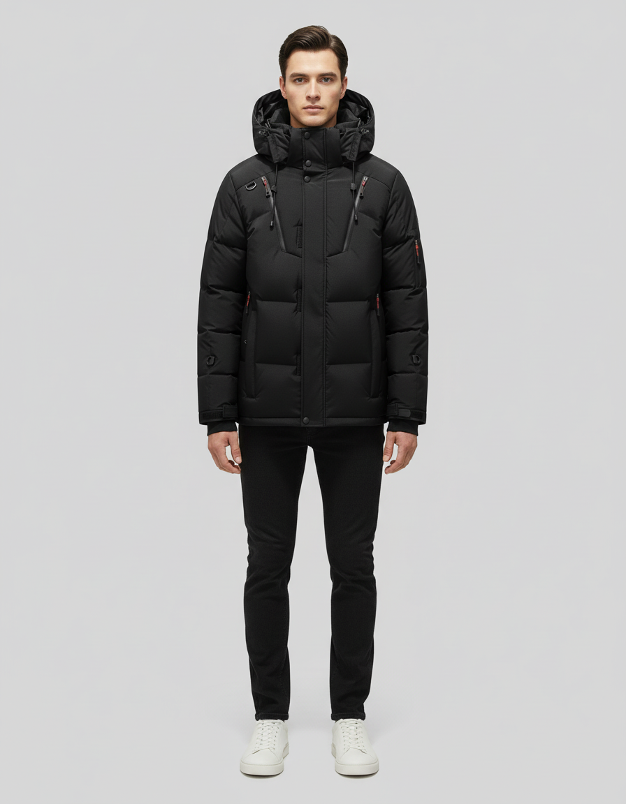 Elegante Premium Daunenjacke Herren | Heidi-Mode