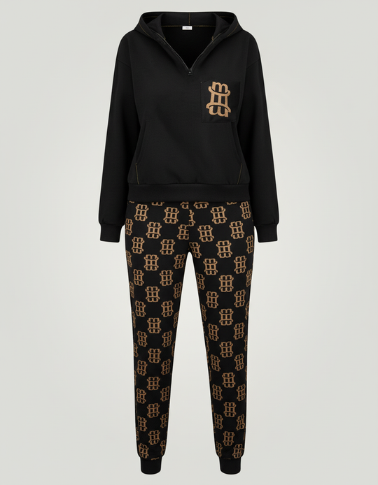 Bequemer Moderner Trainingsanzug Damen | Heidi-Mode