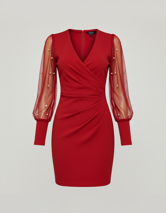 Festliches Spitzen Cocktailkleid Damen | Heidi-Mode