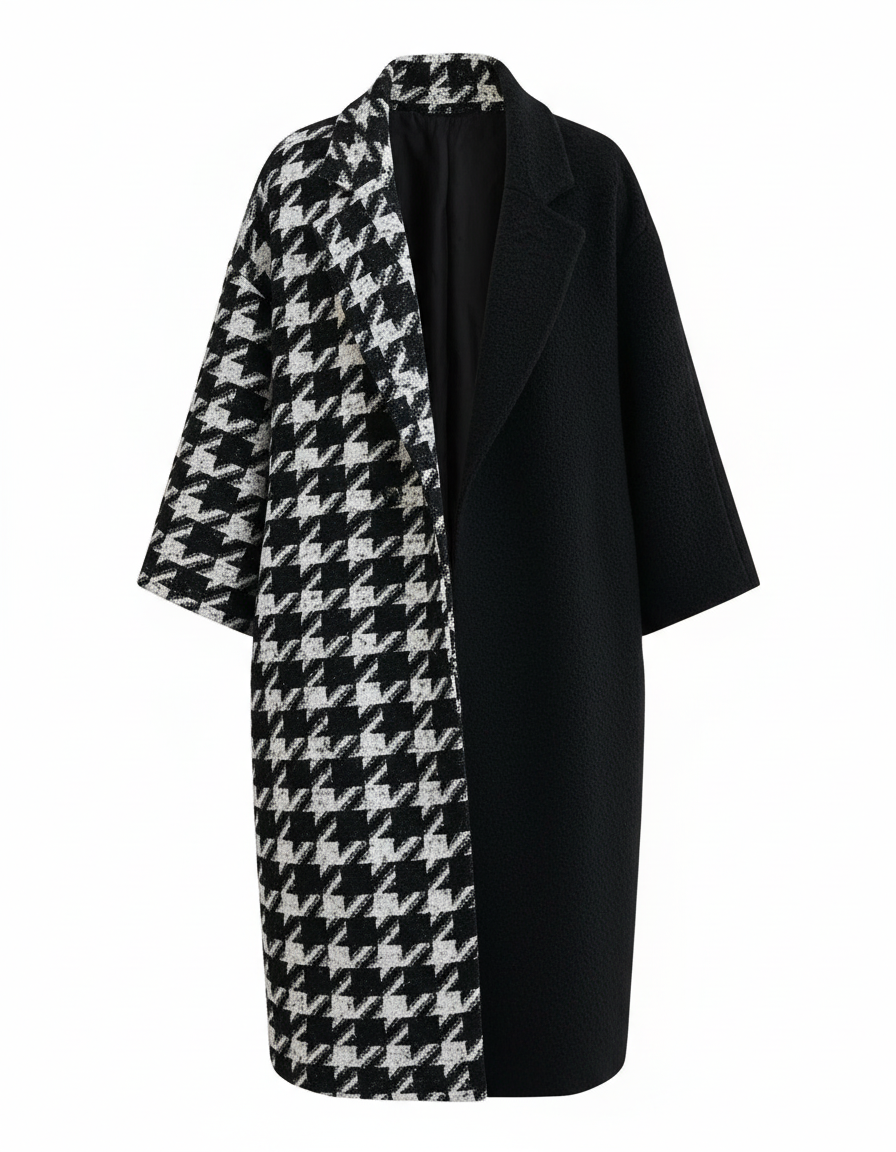 Eleganter Langer Wollmantel Damen | Heidi-Mode