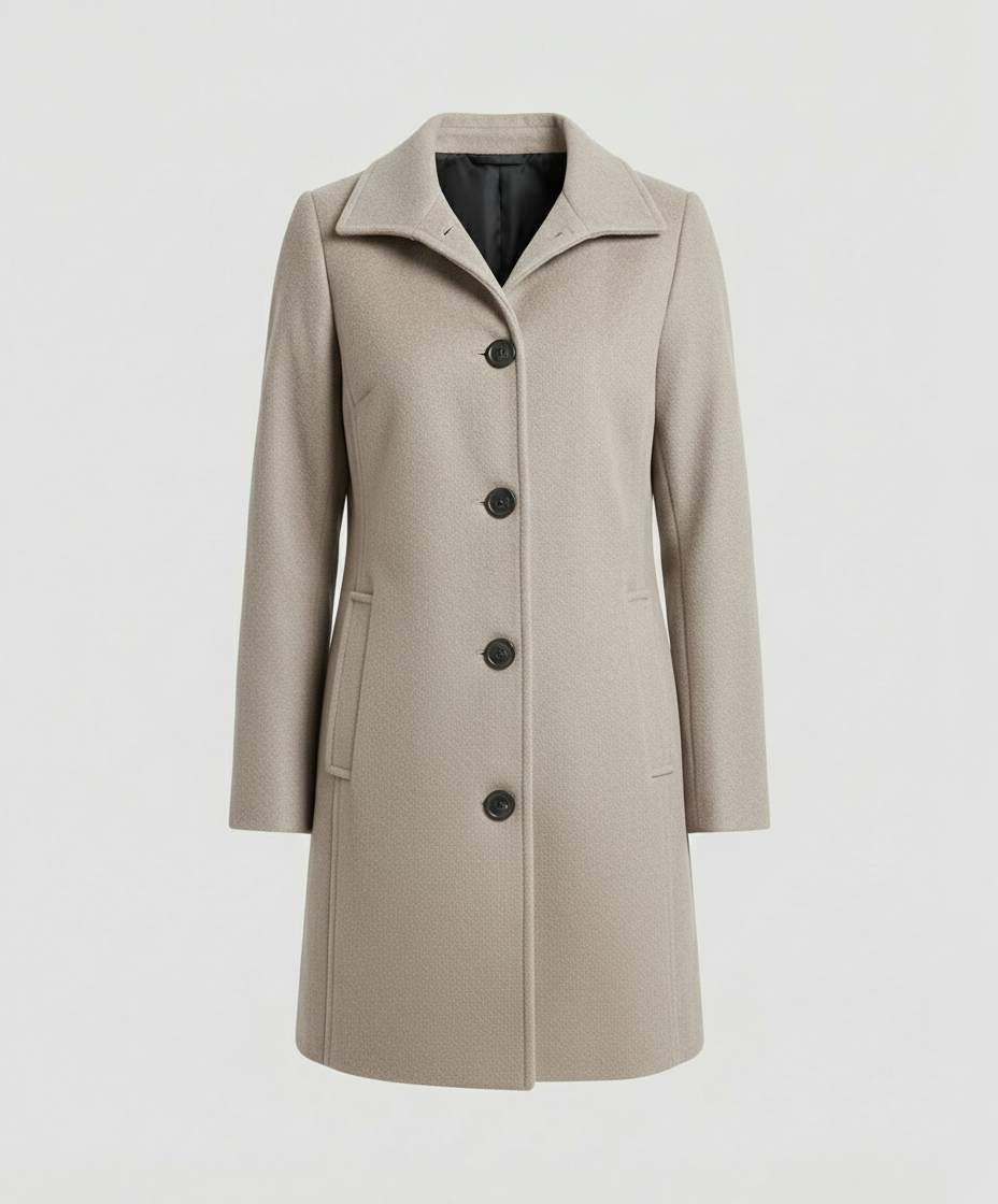 Eleganter Einreihmantel Damen | Heidi-Mode