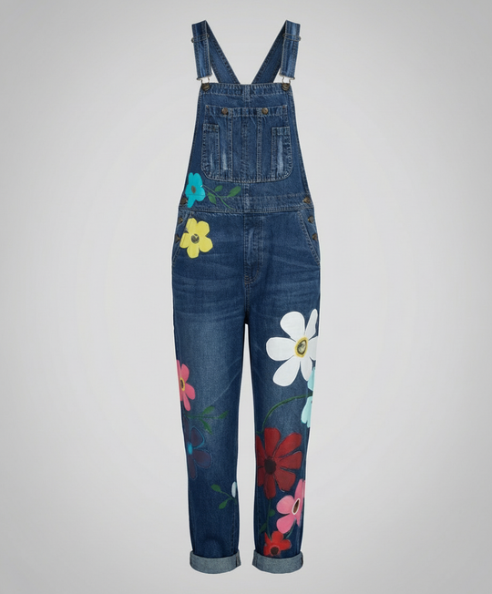 Ärmelloser Denim-Overall Damen | Heidi-Mode