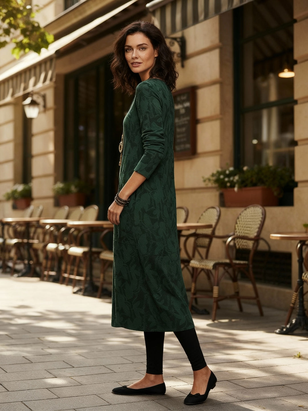 Elegantes Warmes Winterkleid