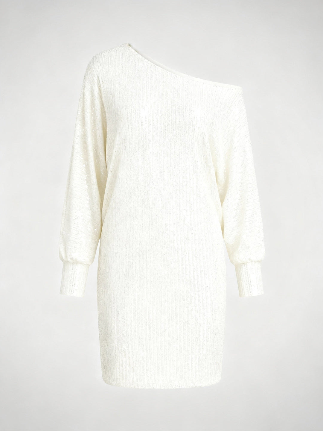 Glamouröses Kontrast Paillettenkleid Damen | Heidi-Mode