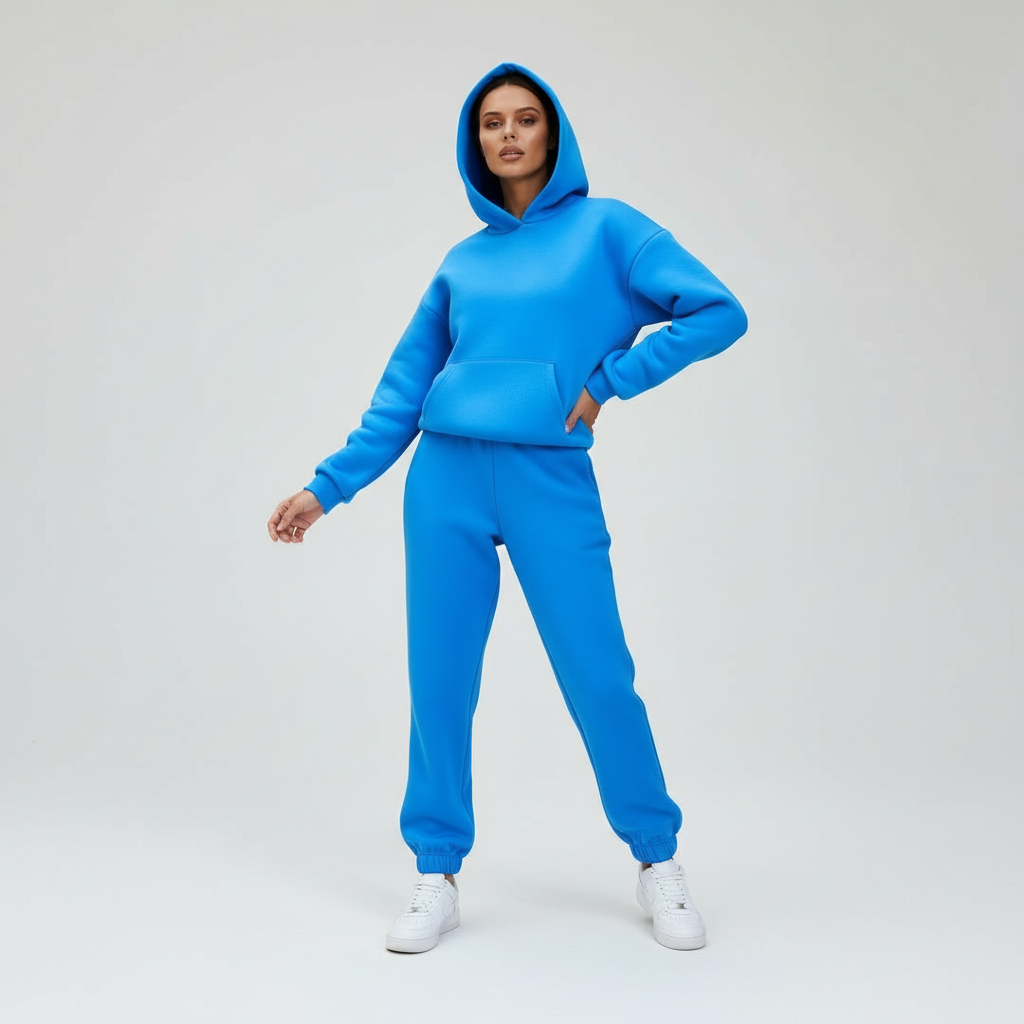 Weiches Warmes Freizeit Jogging Set