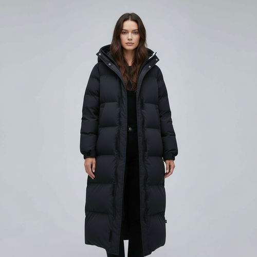 Winddichte Lange Winterjacke Damen | Heidi-Mode