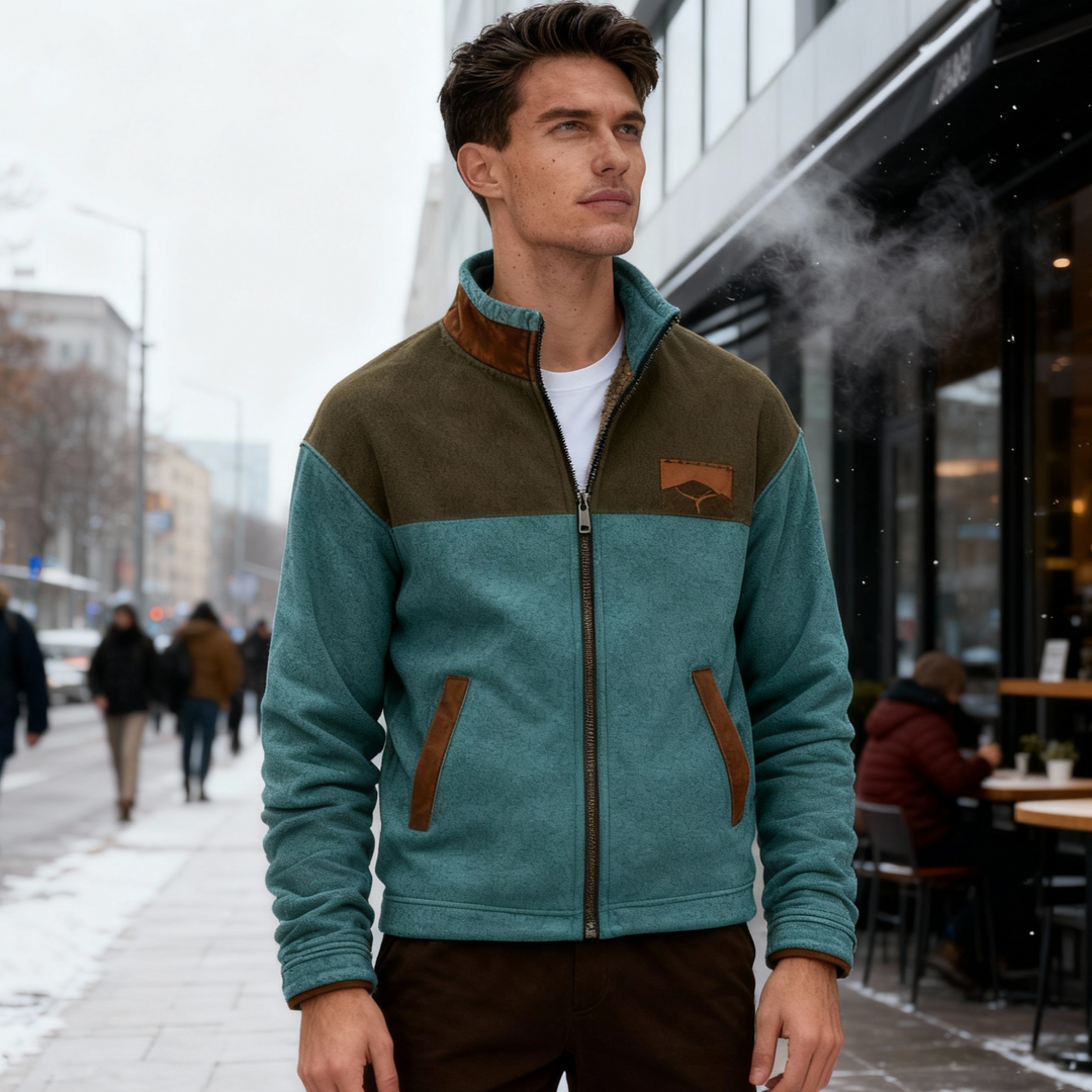 Merino-Fleecejacke Herren Leicht Warm